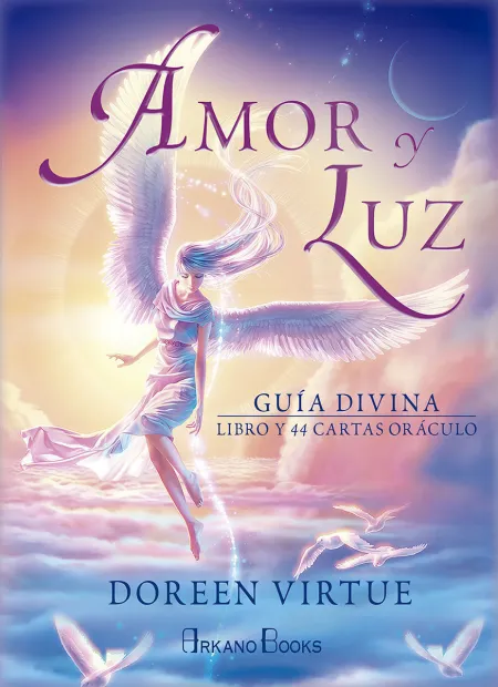 Amor y Luz. Guia Divina. Libro y 44 Cartas Oraculo