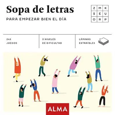 Sopas de Letras para Empezar Bien el Día (Cuadrados de Diversión)