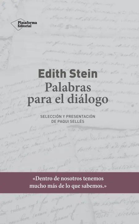 Edith Stein Palabras para el Dialogo