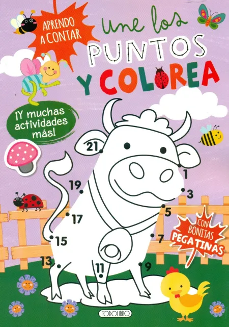 Une los Puntos y Colorea (Toro)