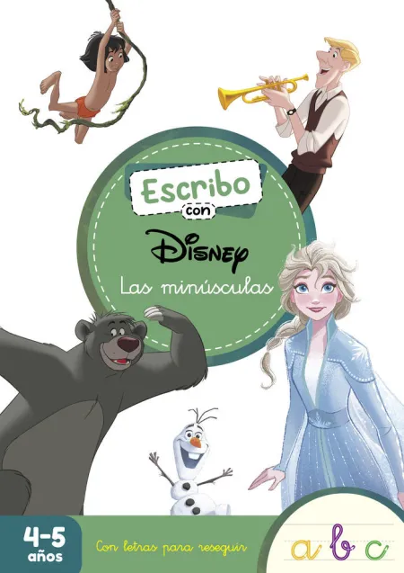 Escribo con Disney. Las Minúsculas 4-5 Años