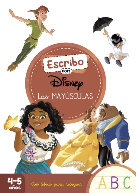 Escribo con Disney. Las Mayúsculas. 4-5 Años