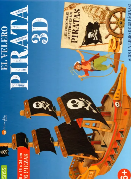 El Velero Pirata 3D (Caja)