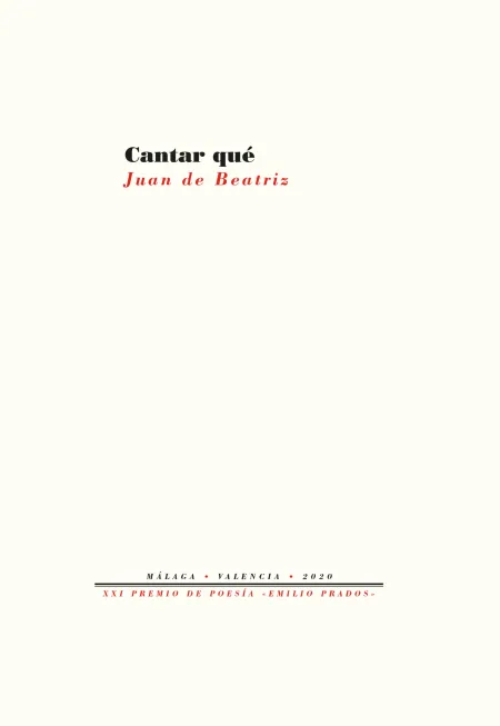 Cantar qué