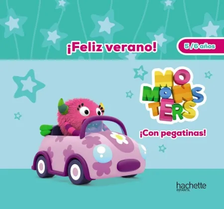 Feliz Verano. Momonsters 5-6 Años con Pegatinas