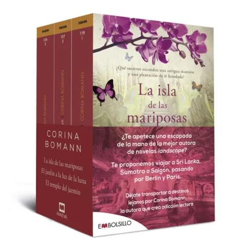 Pack - la Isla de las Mariposas / el Jardín a la Luz de las Luna / el Templo del Jazmín