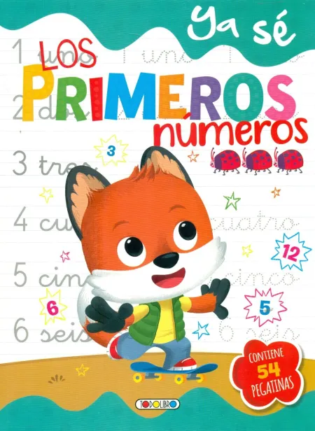 Ya sé los Primeros Numeros. 52 Pegatinas