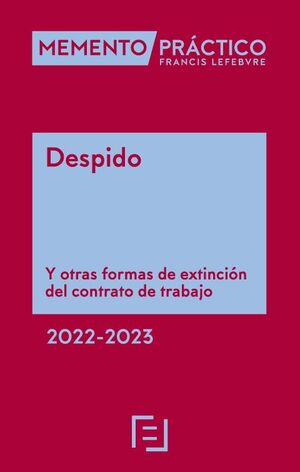 MEMENTO PRÁCTICO DESPIDO 2022-2023