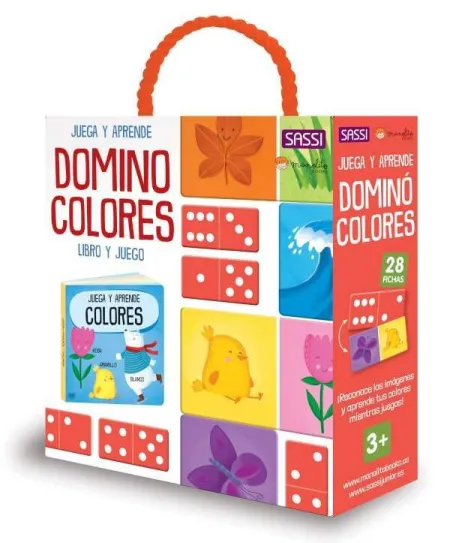 Dominó Colores. Libro y Juego (Caja)