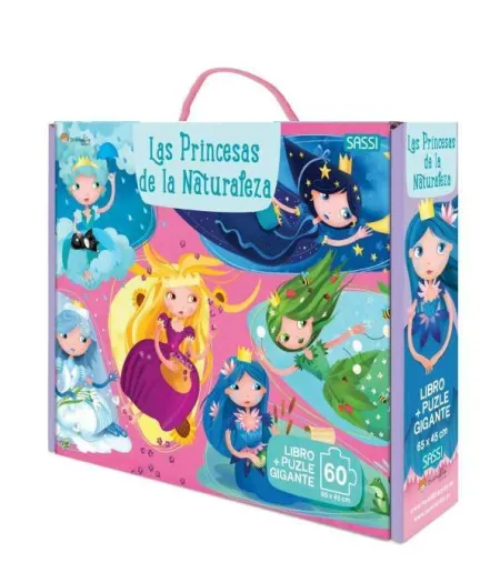 Las Princesas de la Naturaleza (Caja) Libro + Puzle Gigante