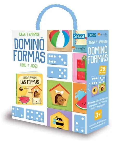 Dominó Formas. Libro y Juego (Caja)