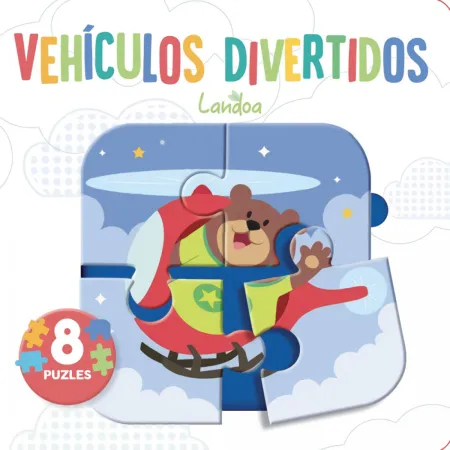 Vehiculos Divertidos. 8 Puzles