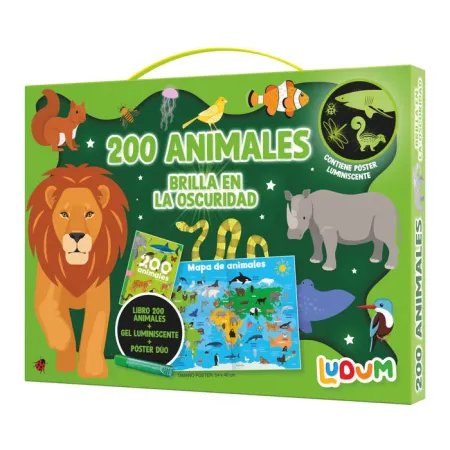 Brilla en la Oscuridad 200 Animales
