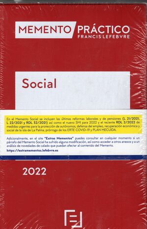 MEMENTO PRÁCTICO SOCIAL 2022