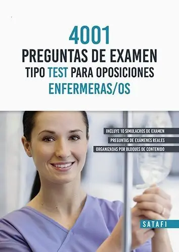 4001 Preguntas de Examen Tipo Test para Oposiciones Enfermeras/Os