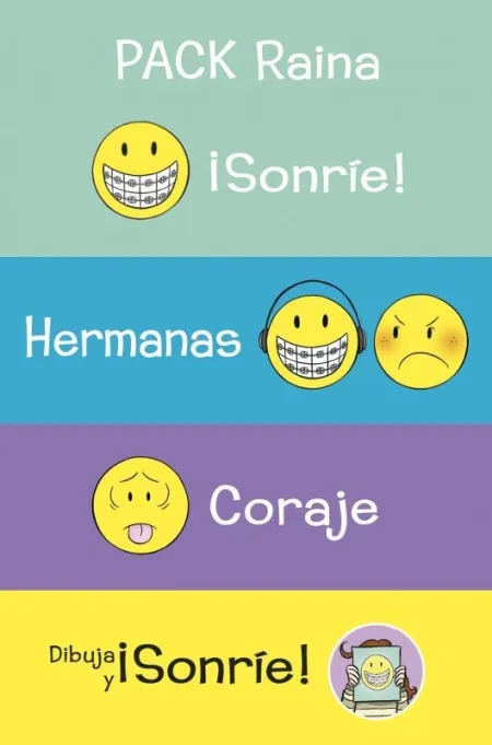 Pack Raina (4 Vol. ) Comienza a Leer Sus Novelas Gráficas