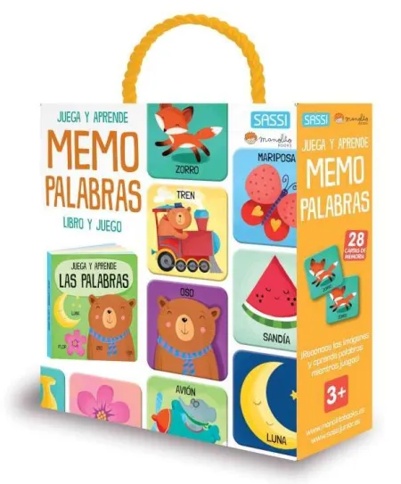 Memo Palabras. Juega y Aprende. Libro y Juego (Caja)