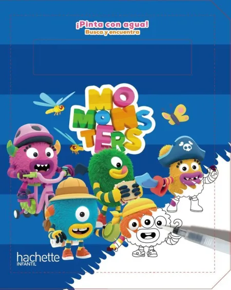 Pinta con Agua! Busca y Encuentra. Momonsters