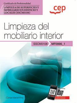 MANUAL LIMPIEZA MOBILIARIO INTERIOR MF0996_1 CERTIFICADO