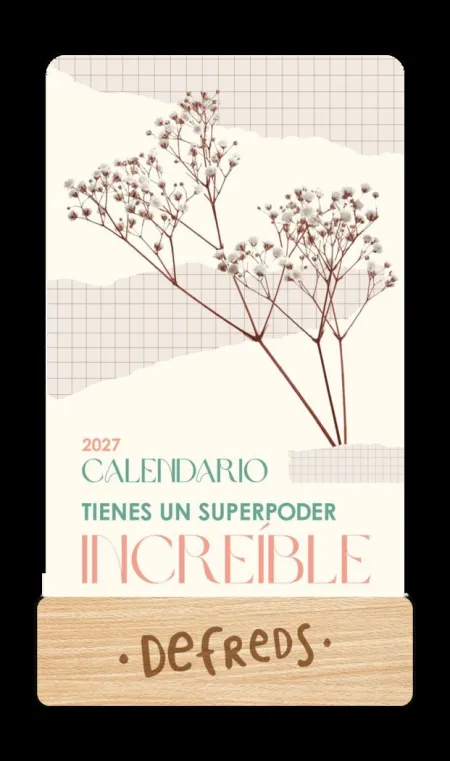 Calendario Mesa de Tarjetas 2027 - Defreds