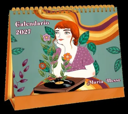 Calendario de Mesa 2027 María Hesse