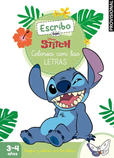 Escribo con Stitch. Colorea con los Numeros
