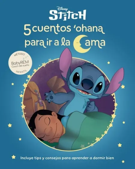 5 Cuentos Ohana para Ir a la Cama - Disney Stitch