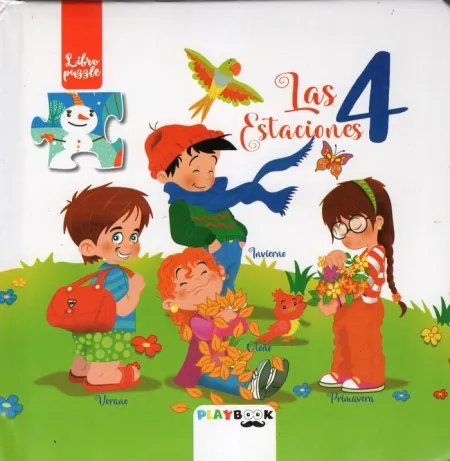 Las 4 Estaciones. Libro Puzle