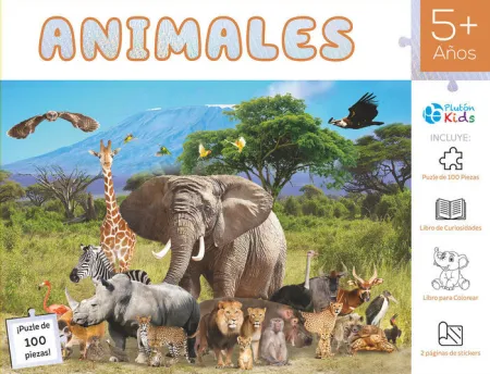 Animales. Puzle 100 Piezas