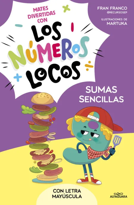Los Números Locos 3 Sumas Sencillas (Con Letra Mayúscula)