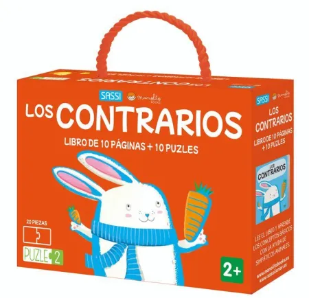 Los Contrarios. Libro + 10 Puzzle (Caja)