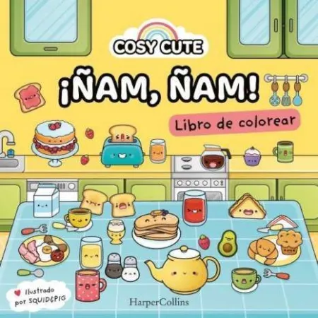Cosy Cute Ñam, Ñam! Libro de Colorear