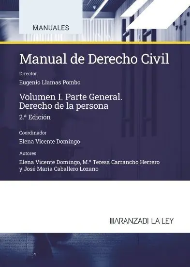 Manual de Derecho Civil T. i Parte General Derecho de la Persona