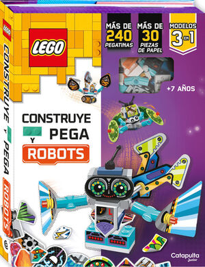 CONSTRUYE Y PEGA ROBOTS. LEGO