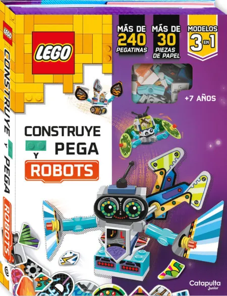 Construye y Pega Robots. Lego