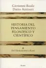 Historia del Pensamiento Filosofico y Cientifico Ii