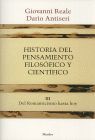 HISTORIA PENSAMIENTO FILOSOFICO Y CIENTIFICO III