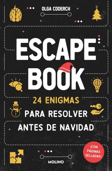 Escape Book. 24 Enigmas para Resolver Antes de Navidad ¡Con Páginas Selladas!