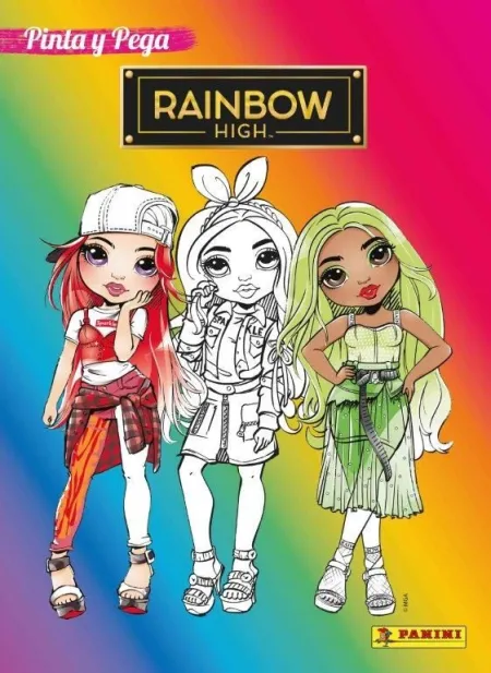Pinta y Pega Rainbow High