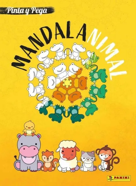 Mandalanimal. Pinta y Pega