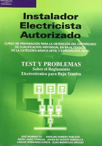 Instalador Electricista Autorizado. Test y Problemas