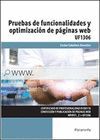 PRUEBAS DE FUNCIONALIDADES Y OPTIMIZACIÓN DE PAGINAS WEB UF1306