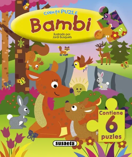 Bambi. Contiene 6 Puzzle