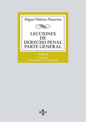 LECCIONES DE DERECHO PENAL PARTE GENERAL TOMO II