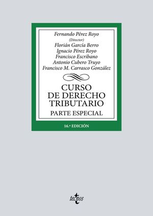 CURSO DE DERECHO TRIBUTARIO.  PARTE ESPECIAL