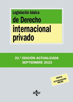LEGISLACIÓN BÁSICA DE DERECHO INTERNACIONAL PRIVADO - 139