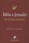 BIBLIA DE JERUSALEN EN LETRA GRANDE