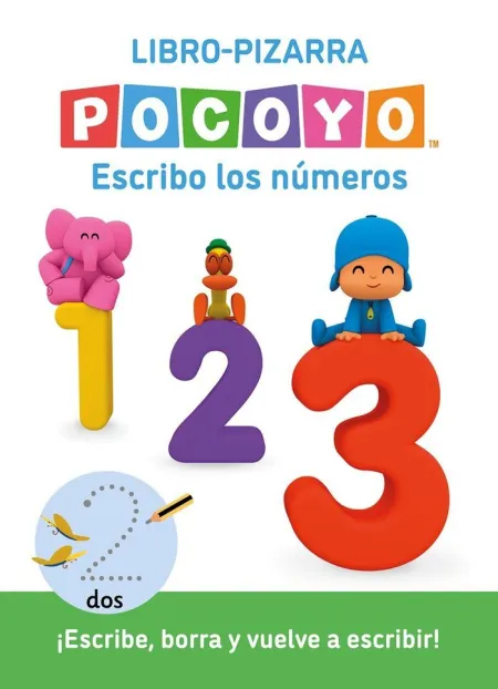 Pocoyó. Escribo los Números. Libro-Pizarra