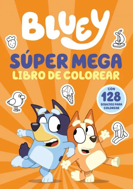 Súper Mega Libro de Colorear Bluey