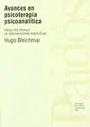 Avances en Psicoterapia Psicoanalitica